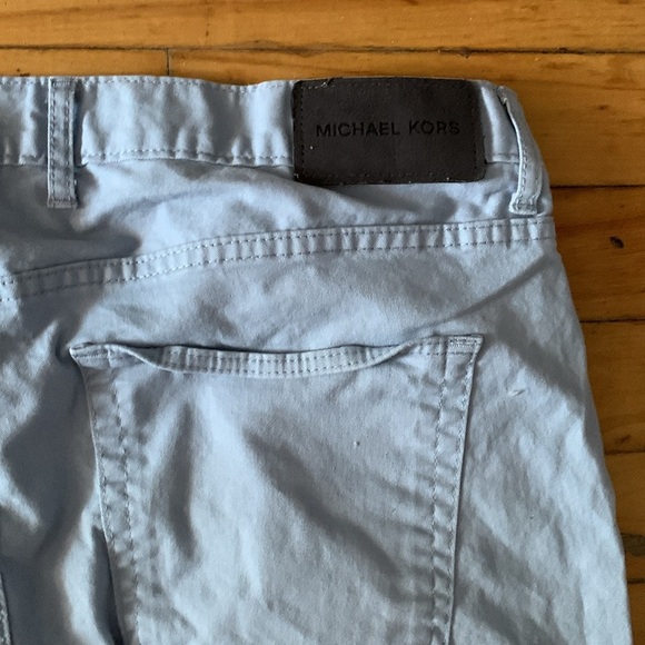 Michael Kors parker slim fit Blue Chinos Relaxed Fit - Picture 3 of 5